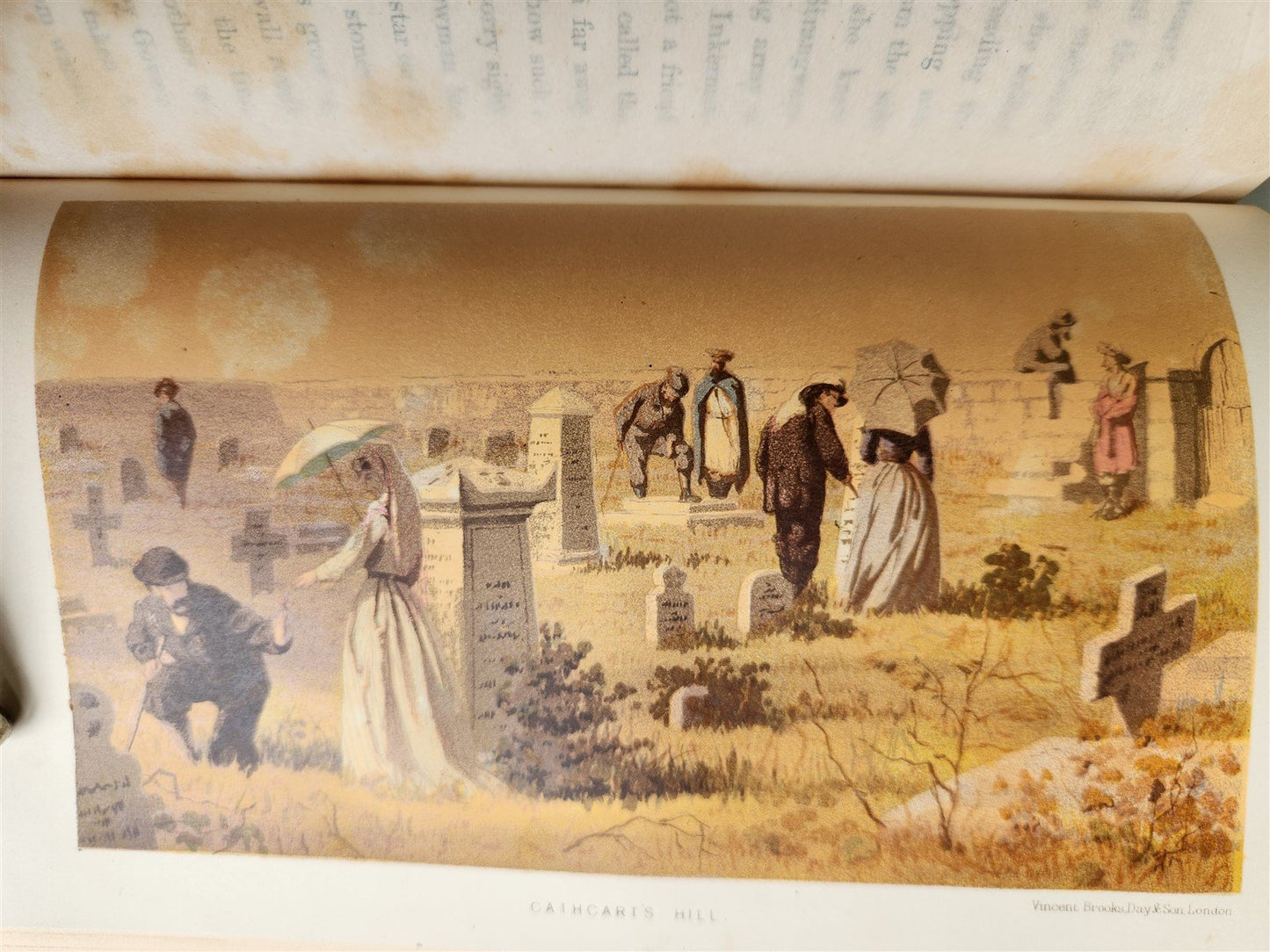 1869 diary in East during tour of Prince & Princess of Wales antique ILLUSTRATED