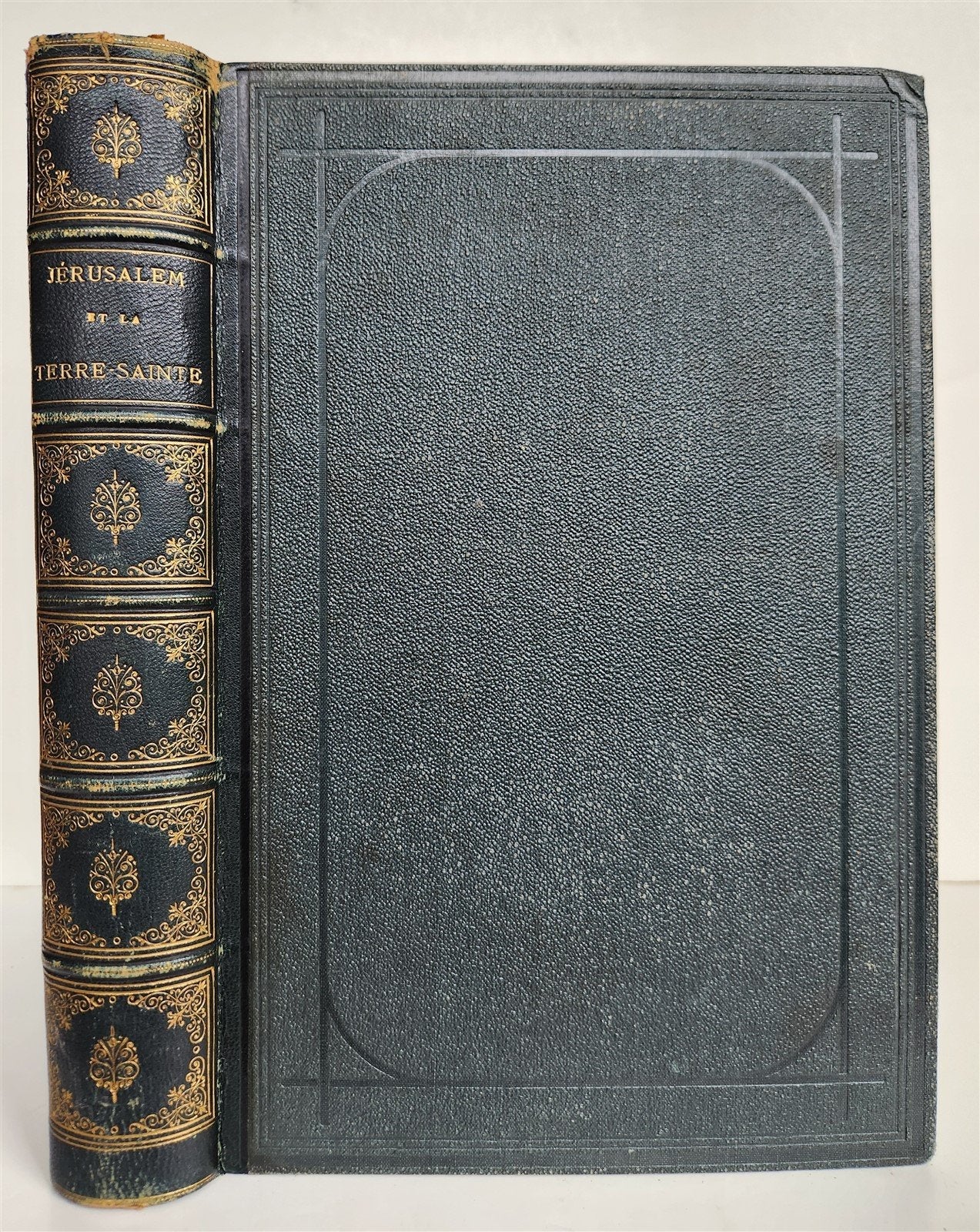 1865 JERUSALEM et la TERRE-SAINTE notes de voyage antique ILLUSTRATED