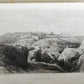 1865 JERUSALEM et la TERRE-SAINTE notes de voyage antique ILLUSTRATED