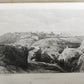 1865 JERUSALEM et la TERRE-SAINTE notes de voyage antique ILLUSTRATED