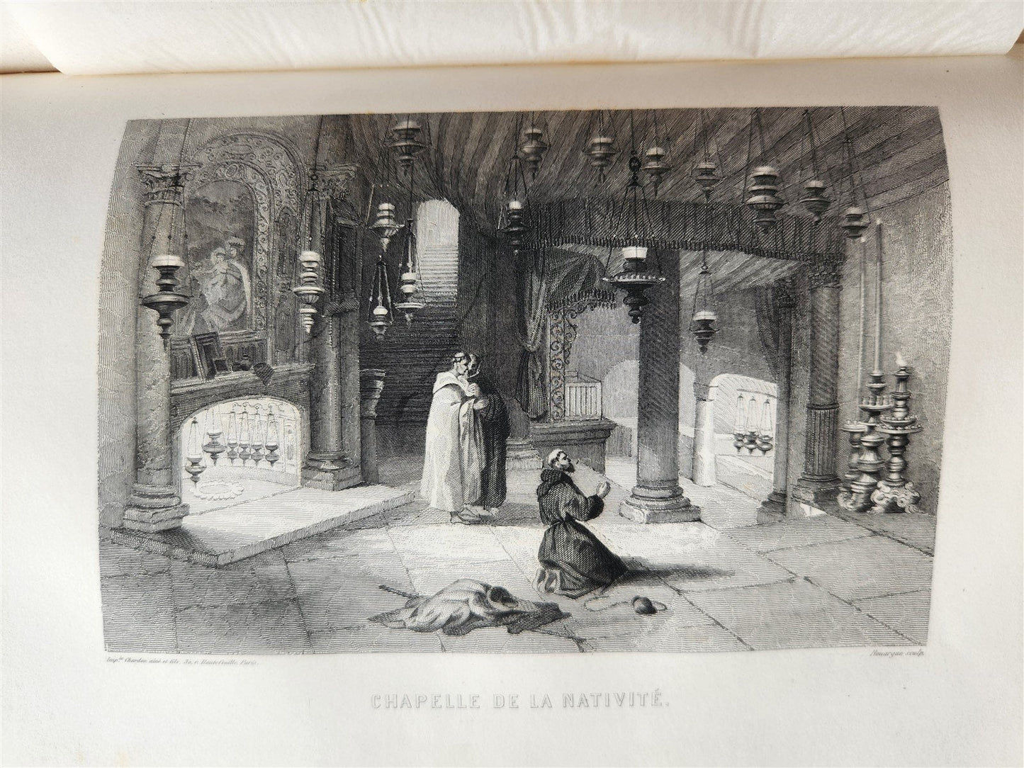1865 JERUSALEM et la TERRE-SAINTE notes de voyage antique ILLUSTRATED