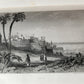 1865 JERUSALEM et la TERRE-SAINTE notes de voyage antique ILLUSTRATED