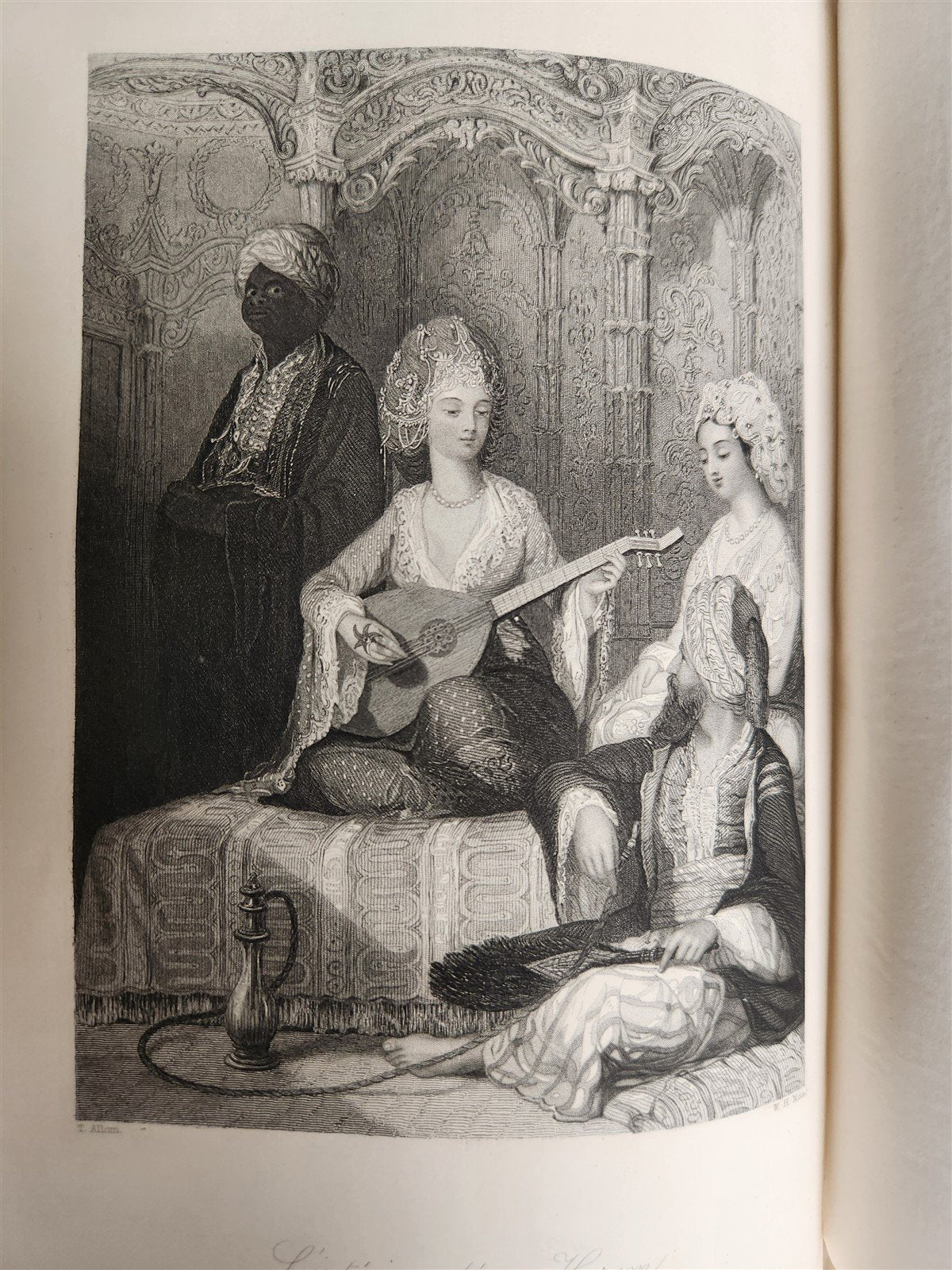 1855 HISTOIRE de EMPIRE OTTOMAN antique ILLUSTRATED HISTORY of TURKEY