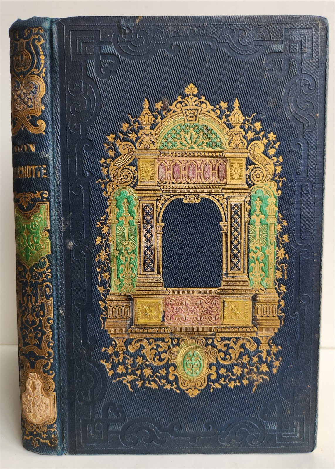 1852 LE DON QUICHOTTE de Cervantes by Paul Jouhanneaud antique ILLUSTRATED