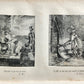 1852 LE DON QUICHOTTE de Cervantes by Paul Jouhanneaud antique ILLUSTRATED