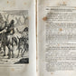 1852 LE DON QUICHOTTE de Cervantes by Paul Jouhanneaud antique ILLUSTRATED