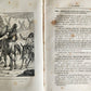1852 LE DON QUICHOTTE de Cervantes by Paul Jouhanneaud antique ILLUSTRATED