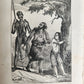 1852 LE DON QUICHOTTE de Cervantes by Paul Jouhanneaud antique ILLUSTRATED