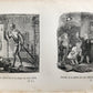1852 LE DON QUICHOTTE de Cervantes by Paul Jouhanneaud antique ILLUSTRATED