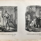 1852 LE DON QUICHOTTE de Cervantes by Paul Jouhanneaud antique ILLUSTRATED
