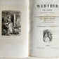 1845 WERTHER par GOETHE antique ILLUSTRATED