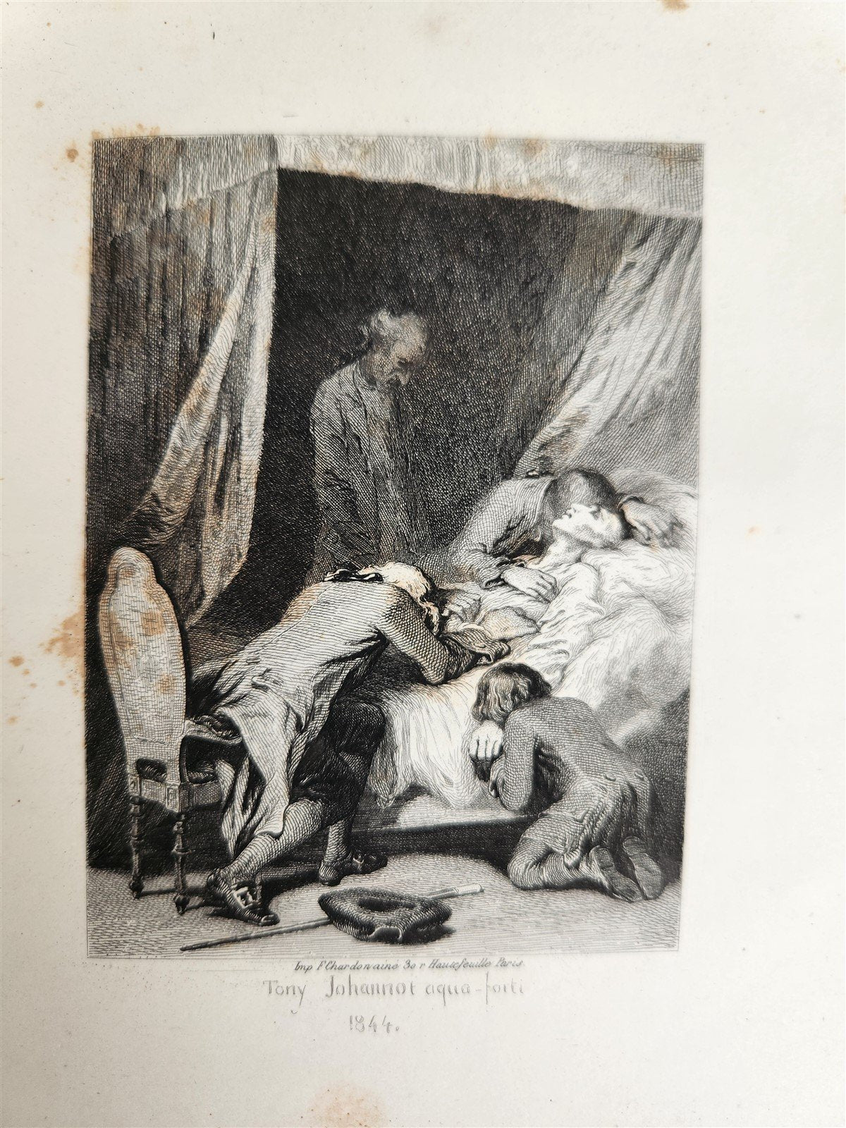 1845 WERTHER par GOETHE antique ILLUSTRATED