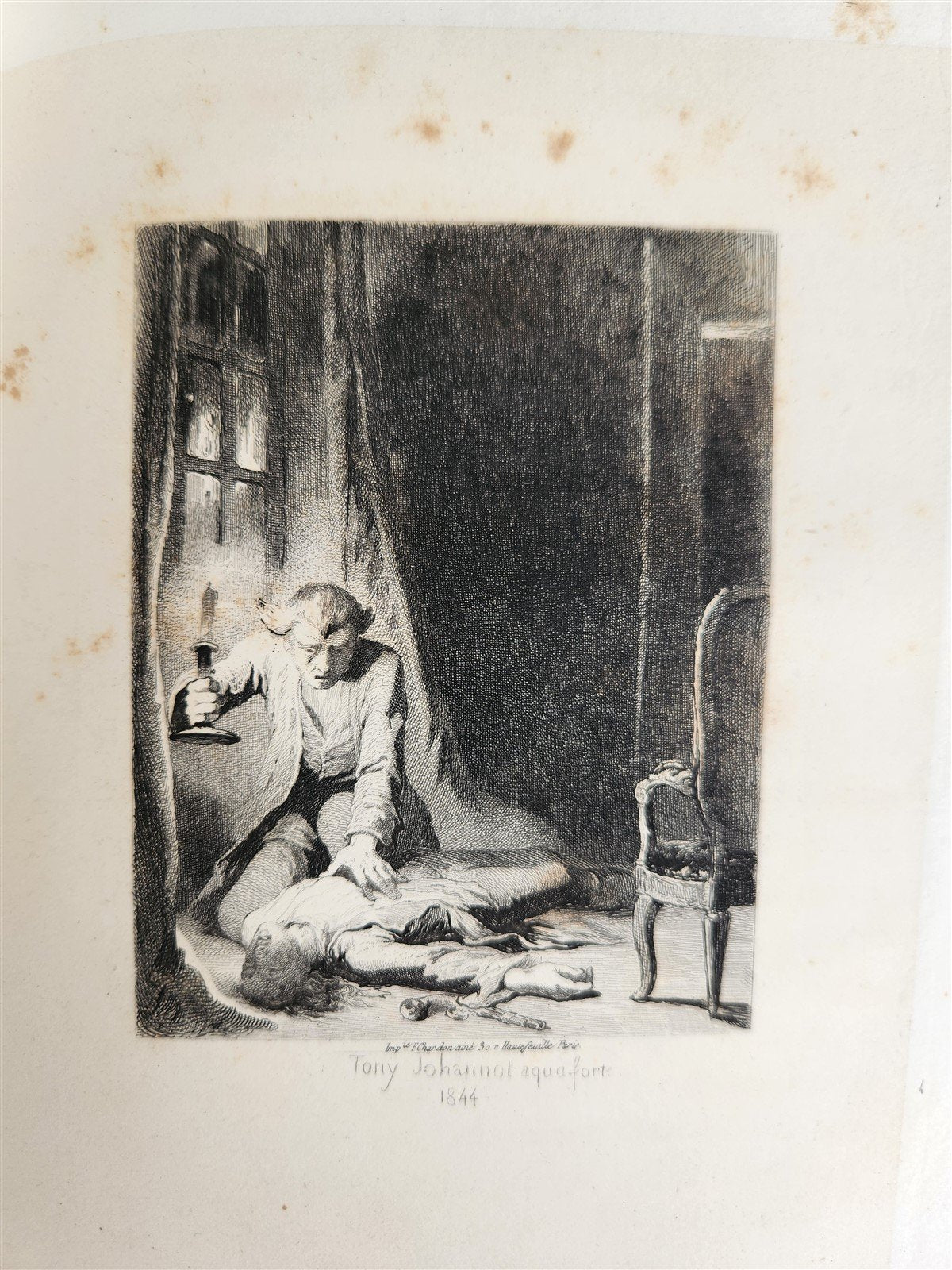 1845 WERTHER par GOETHE antique ILLUSTRATED
