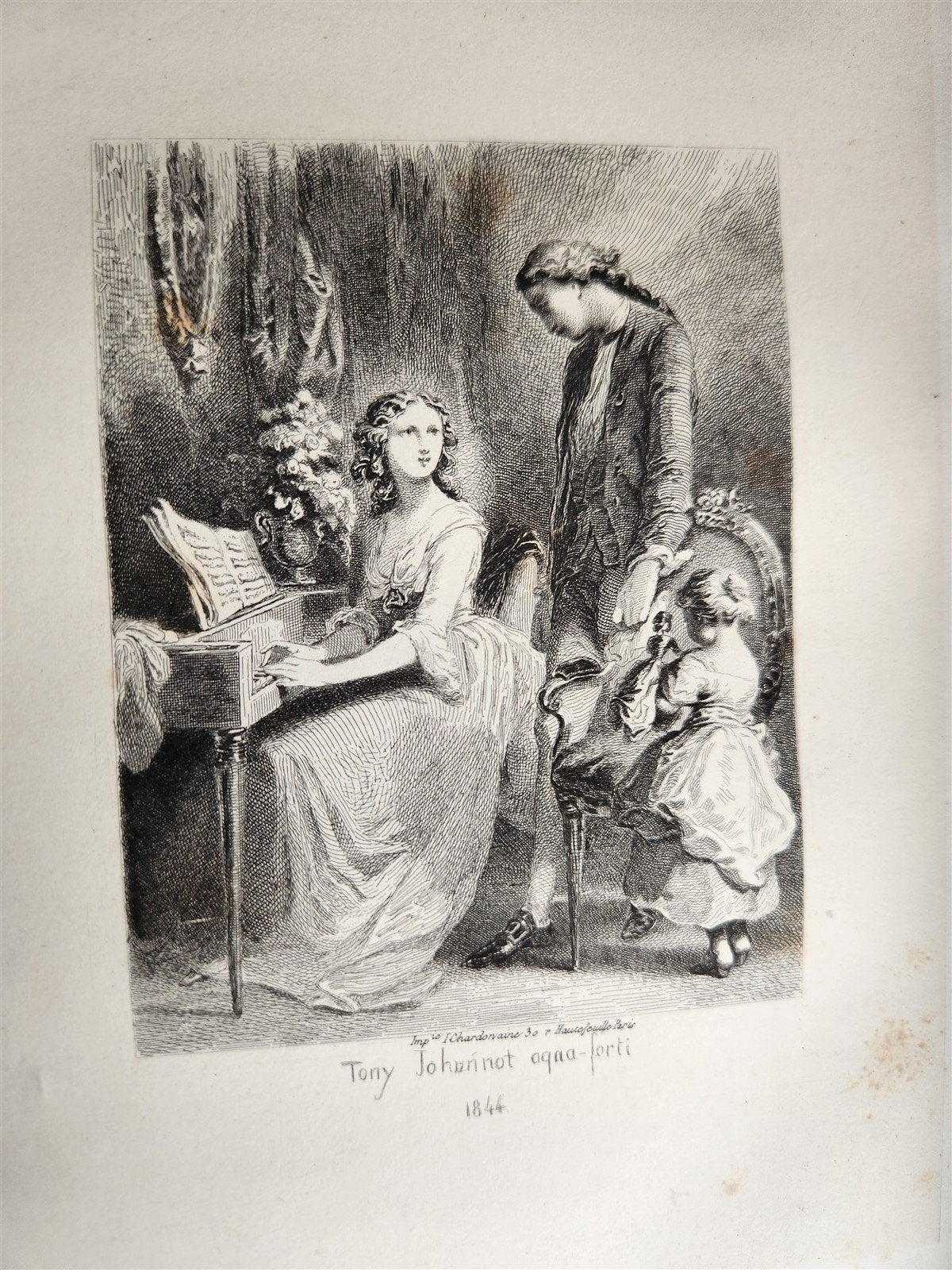 1845 WERTHER par GOETHE antique ILLUSTRATED