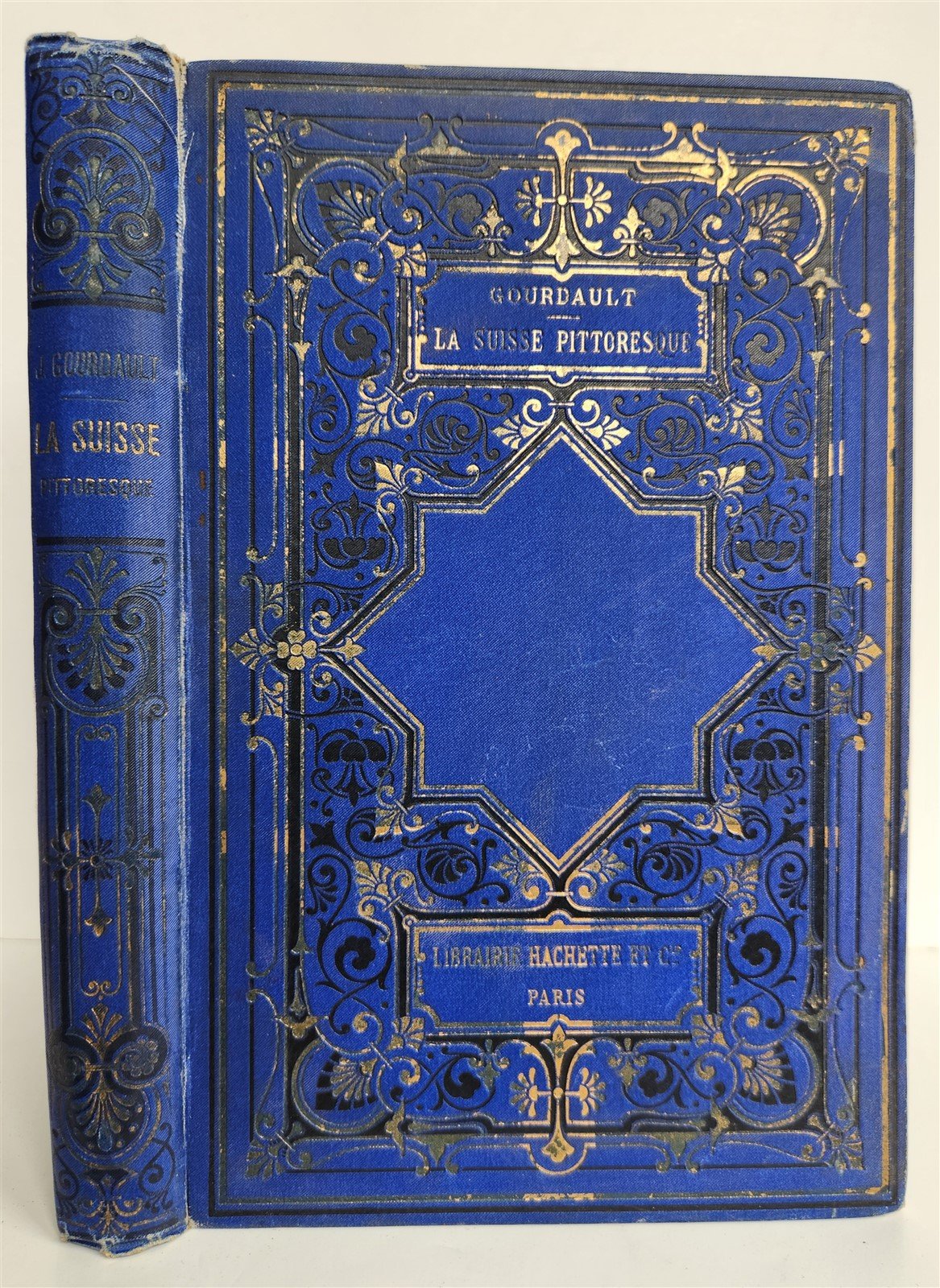 1883 PICTURESQUE SWITZERLAND antique ILLUSTRATED LA SUISSE PITTORESQUE