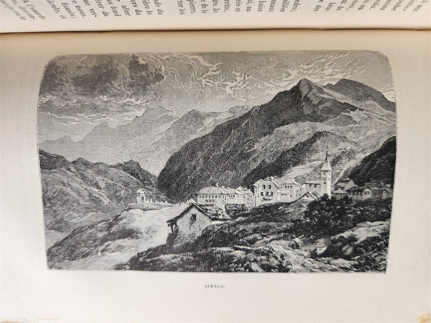 1883 PICTURESQUE SWITZERLAND antique ILLUSTRATED LA SUISSE PITTORESQUE