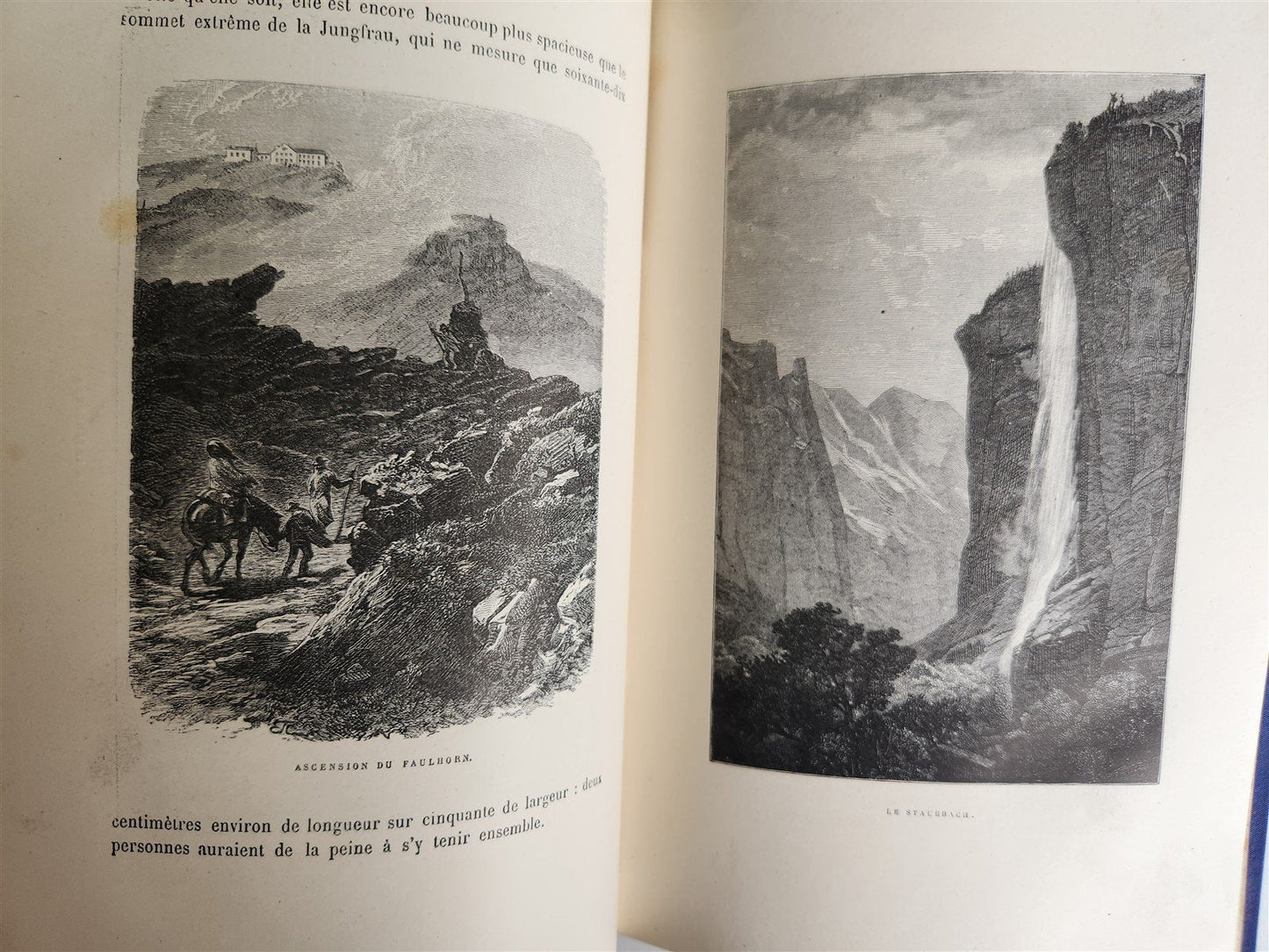 1883 PICTURESQUE SWITZERLAND antique ILLUSTRATED LA SUISSE PITTORESQUE