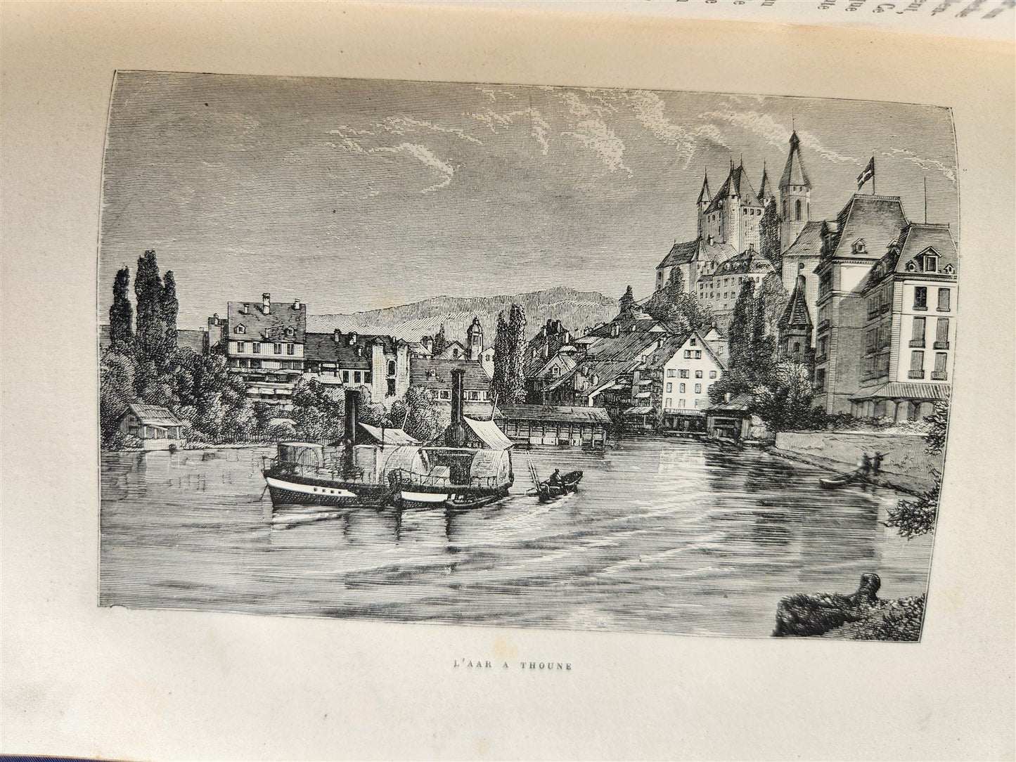 1883 PICTURESQUE SWITZERLAND antique ILLUSTRATED LA SUISSE PITTORESQUE