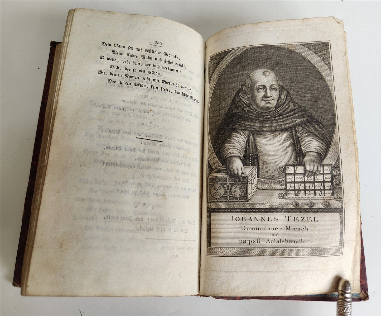 1817 MARTIN LUTHER & HIS CONTEMPORARIES 2 VOLUMES antique in GERMAN