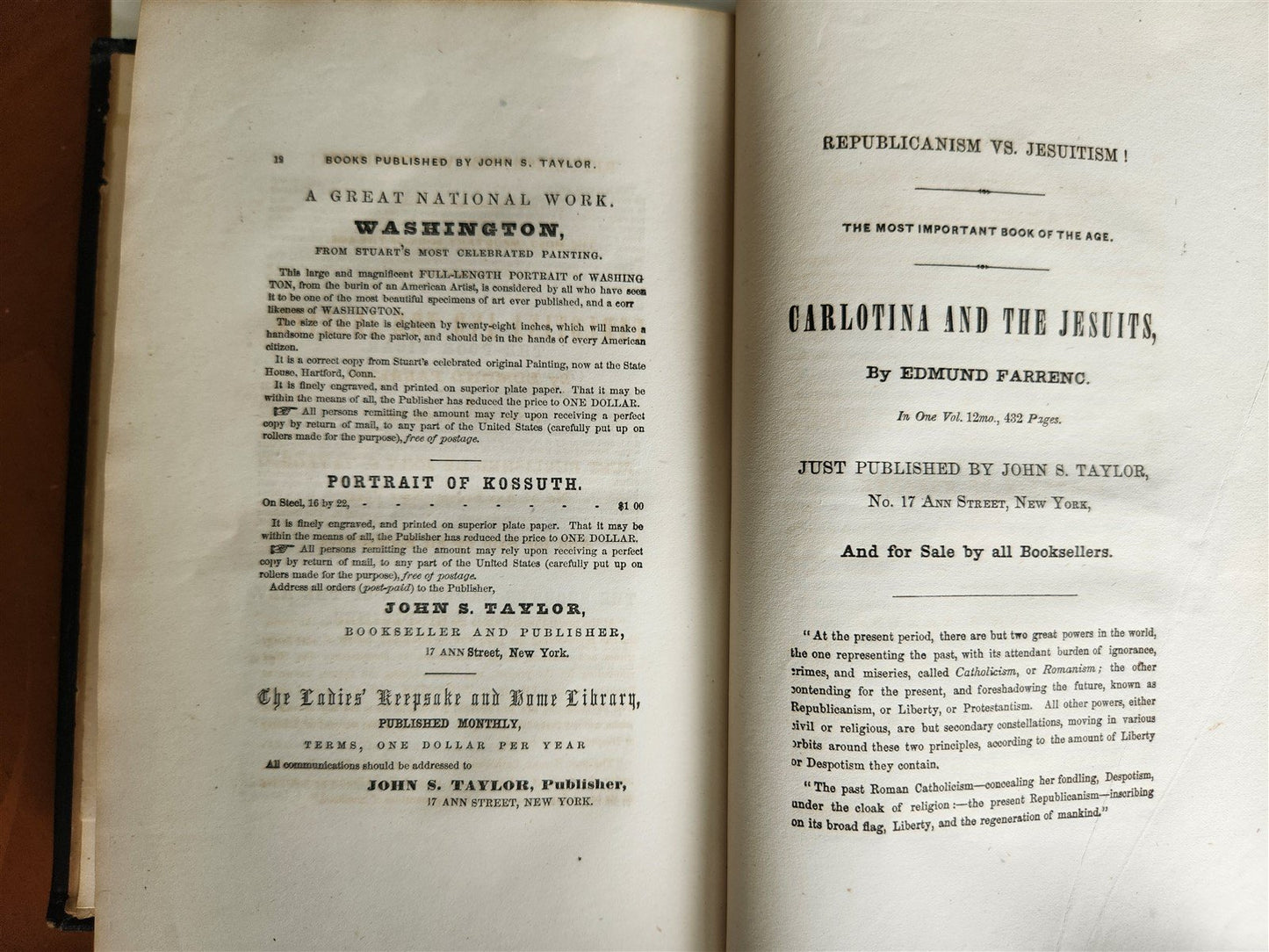 1853 HISTORY of RHODE ISLAND by Rev. Edward Peterson antique AMERICANA