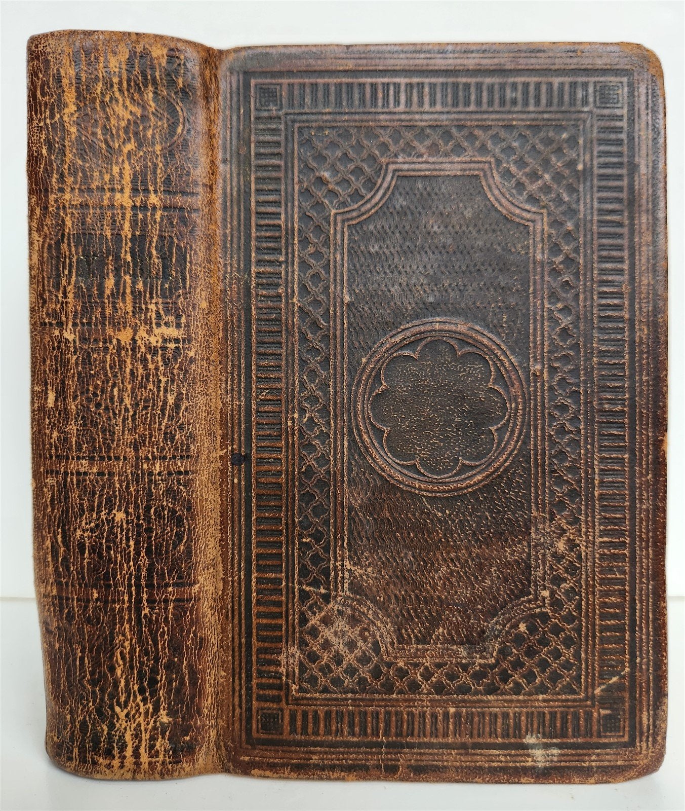 1853 BIBLE in ENGLISH pre-CIVIL WAR OLD & NEW TESTAMENTS antique AMERICANA