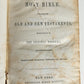 1853 BIBLE in ENGLISH pre-CIVIL WAR OLD & NEW TESTAMENTS antique AMERICANA