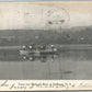HOFFMANS NY FERRY OVER MOHAWK RIVER ANTIQUE POSTCARD