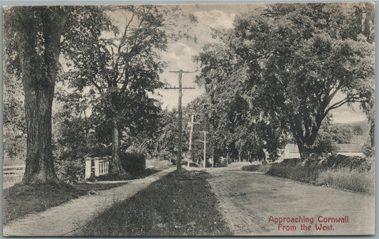 CORNWALL NY FROM THE WEST ANTIQUE POSTCARD