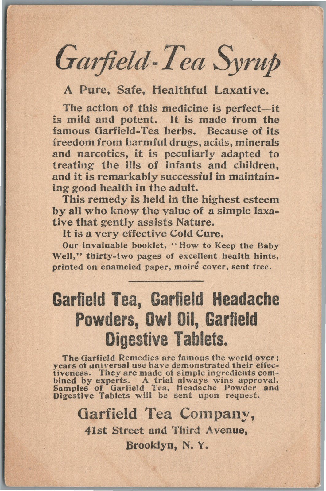 NEW YORK - PARIS AUTO RACE 1908 ADVERTISING ANTIQUE POSTCARD