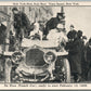 NEW YORK - PARIS AUTO RACE FRENCH CAR 1908 ADVERTISING ANTIQUE POSTCARD
