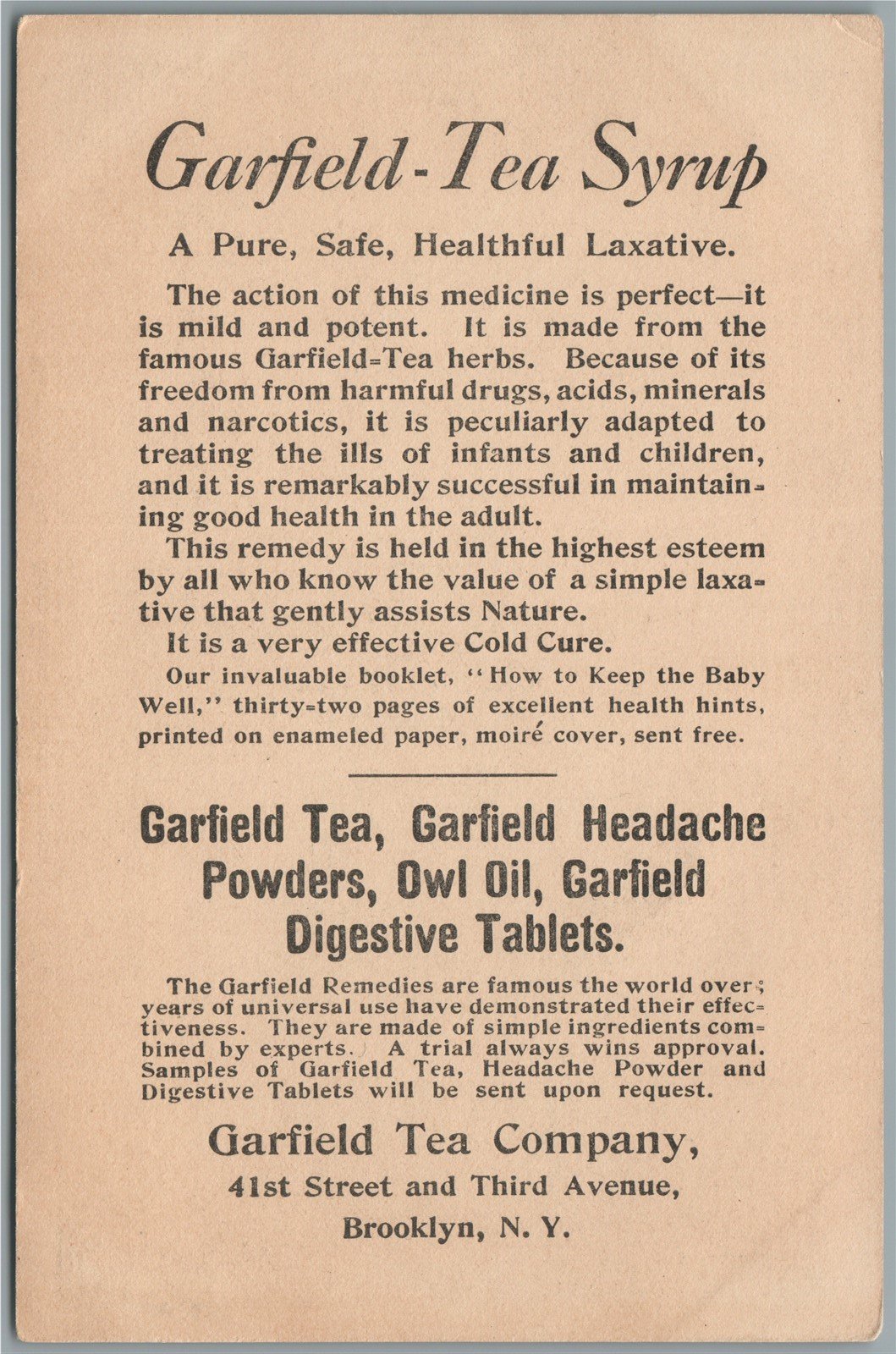 NEW YORK - PARIS AUTO RACE FRENCH CAR 1908 ADVERTISING ANTIQUE POSTCARD