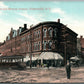 GLOVERSVILLE NY MAIN STREET & MONROE AVENUE ANTIQUE POSTCARD