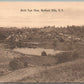 BEDFORD HILLS NY BIRDS EYE VIEW ANTIQUE POSTCARD