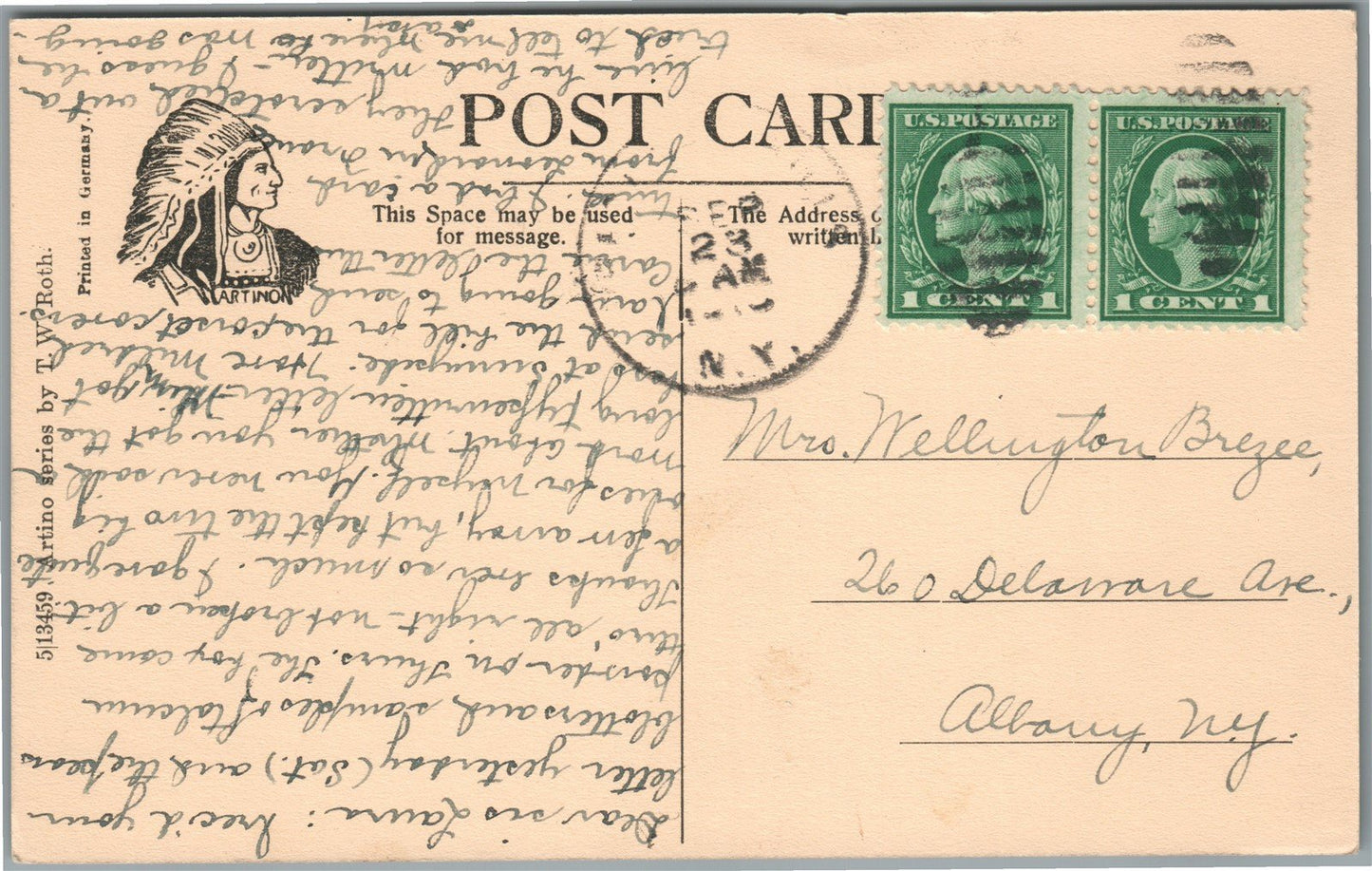 BEDFORD HILLS NY RESIDENCE OF MRS. ROBERT HOE ANTIQUE POSTCARD