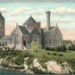 TROY NY OAKWOOD CEMETERY EARL CREMATORY ANTIQUE POSTCARD