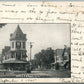 AMITYVILLE NY POST OFFICE SQUARE ANTIQUE POSTCARD