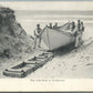 ROCKAWAY NY LIFE BOAT ANTIQUE POSTCARD