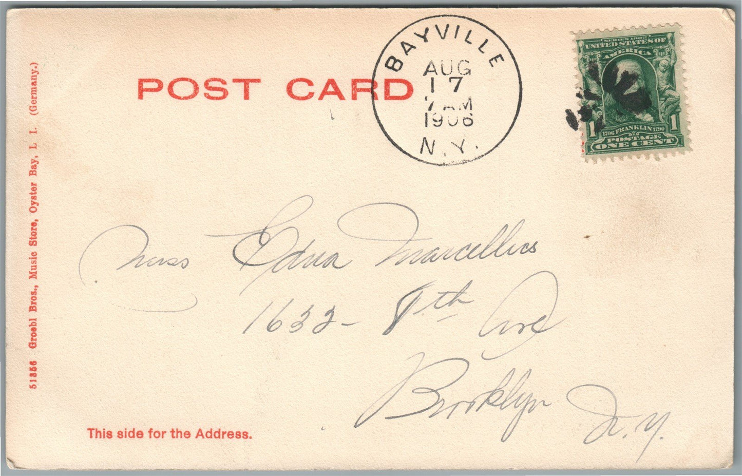 OYSTER BAY LI NY BAYVILLE SHORE ANTIQUE POSTCARD