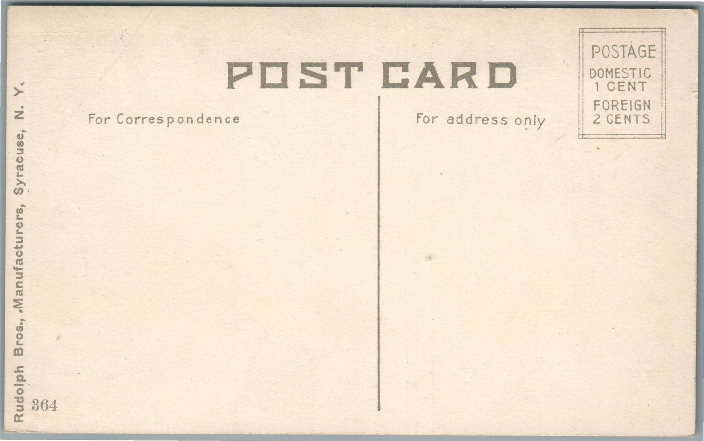 SYRACUSE NY RAILROAD STATION RAILWAY DEPOT ANTIQUE POSTCARD