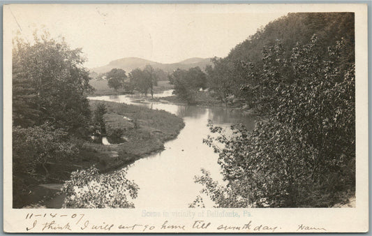 BELLEFONTE PA SCENE ANTIQUE REAL PHOTO POSTCARD RPPC