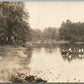 FERN BROOK PA BOATING ANTIQUE REAL PHOTO POSTCARD RPPC