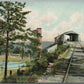 MAUCH CHUNK PA PHILADELPHIA MT.JEFFERSON SWITCHBACK RAILROAD ANTIQUE POSTCARD
