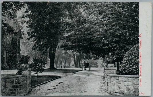CHESTER PA CROZER SEMINARY ANTIQUE POSTCARD
