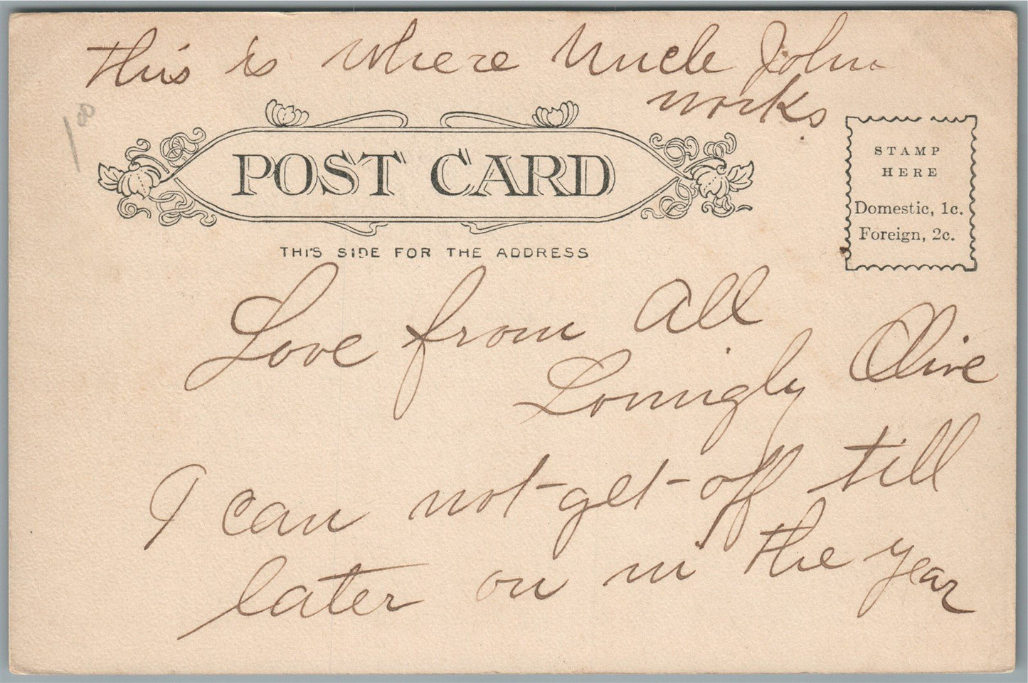 POTTSVILLE PA COAL & IRON BUILDING ANTIQUE POSTCARD