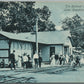 LAKE HOPATKONG NJ RAILROAD STATION RAILWAY DEPOT ANTIQUE POSTCARD