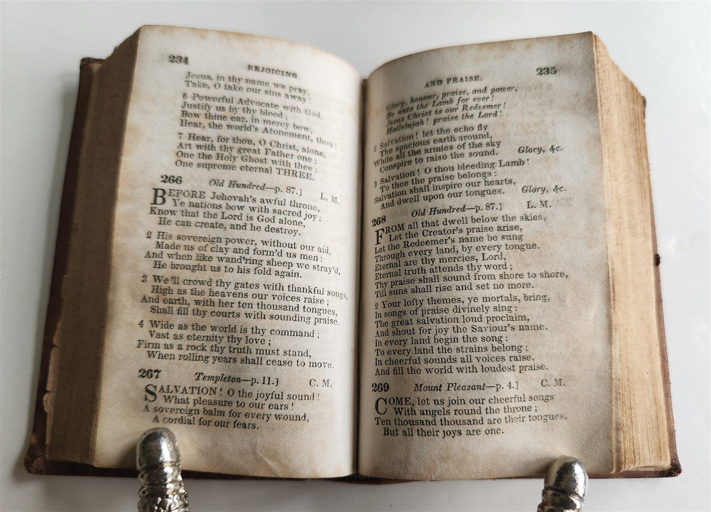 1843 HYMNAL for METHODIST EPISCOPAL CHURCH antique AMERICANA New York