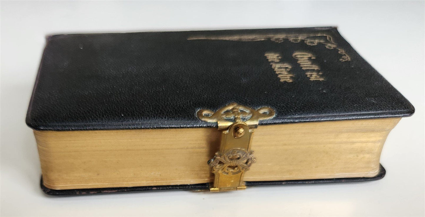 1900s GERMAN HYMNAL antique EVANGELISCH-LUTHERISCHES GESANGBUCH