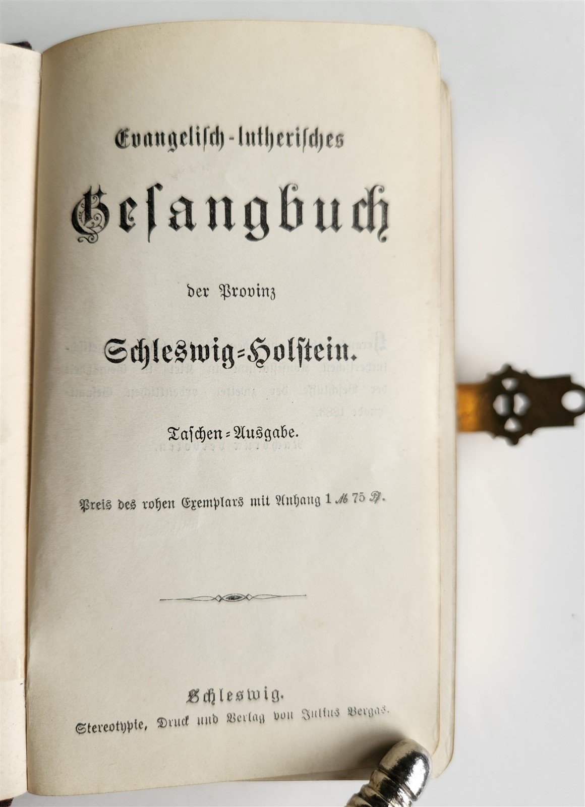 1900s GERMAN HYMNAL antique EVANGELISCH-LUTHERISCHES GESANGBUCH