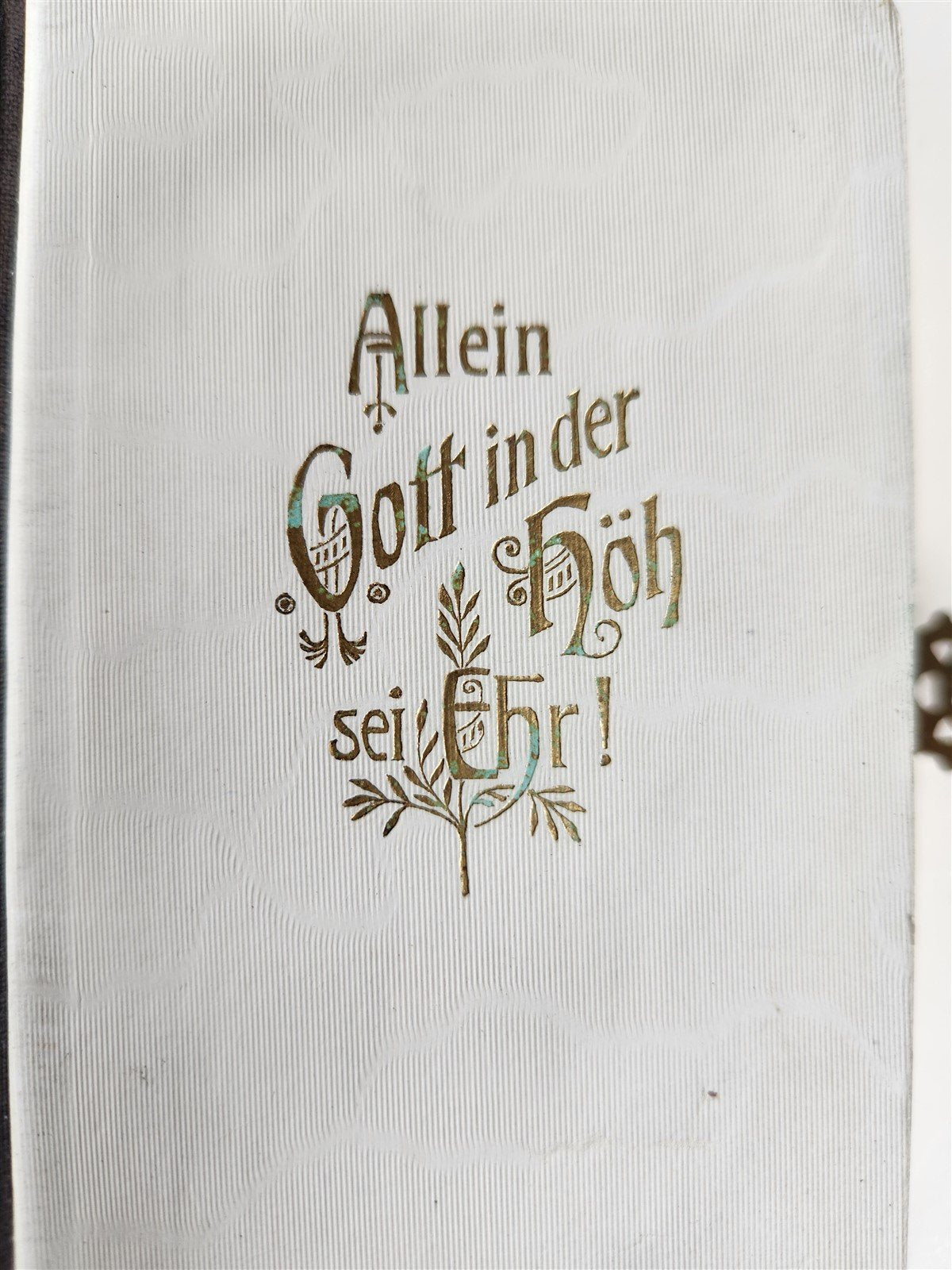 1900s GERMAN HYMNAL antique EVANGELISCH-LUTHERISCHES GESANGBUCH