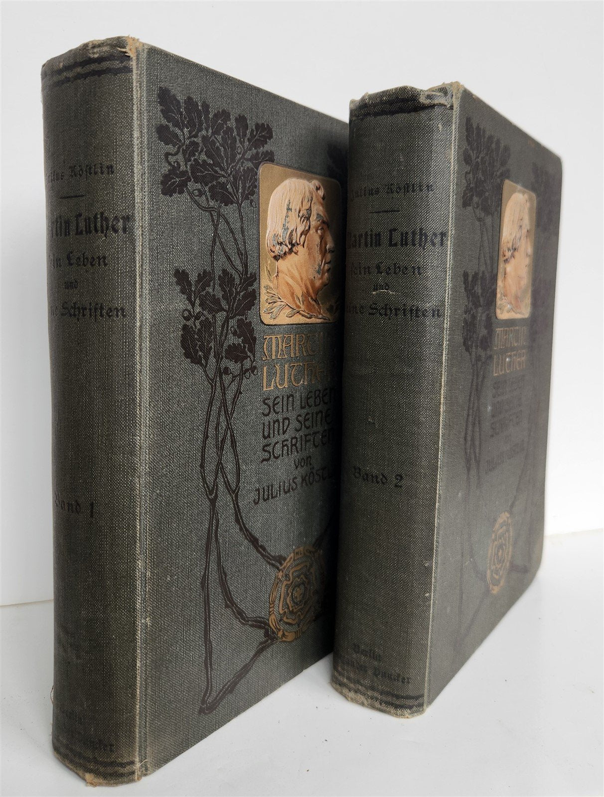 1903 MARTIN LUTHER His life and writings in GERMAN antique 2 VOLUMES